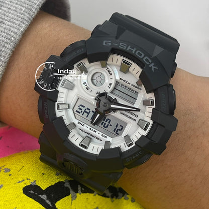 Casio G-Shock Men's Watch GA-700WD-1A Resin Band Mineral Glass Shock Resistant Battery Life 5-Years
