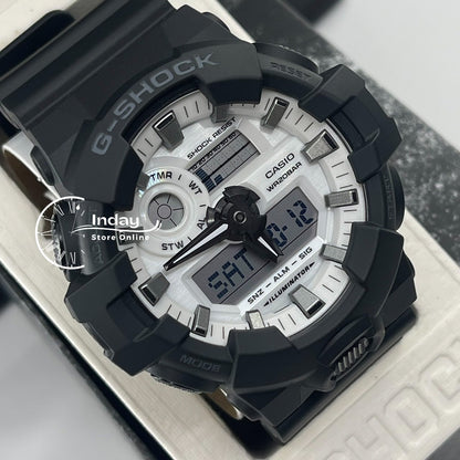 Casio G-Shock Men's Watch GA-700WD-1A Resin Band Mineral Glass Shock Resistant Battery Life 5-Years