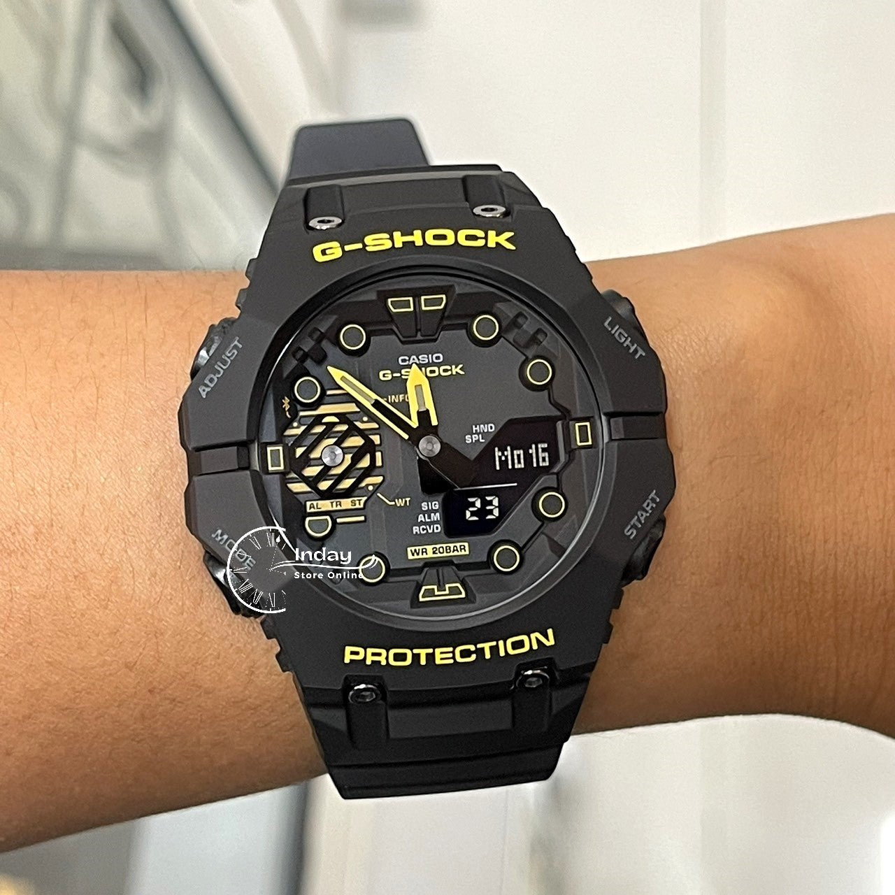 Casio G-Shock Men's Watch GA-B001CY-1A Analog-Digital GA-B001 Series New Release Shock Resistant Carbon Core Guard Structure