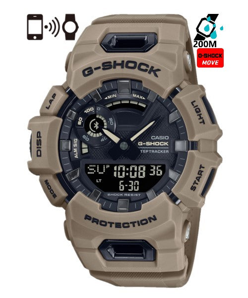 Casio G-Shock Men's Watch GBA-900UU-5A Analog-Digital G-Squad GBA-900 Series Outdoor Watch Mobile link (Automatic connection, wireless linking using Bluetooth®)