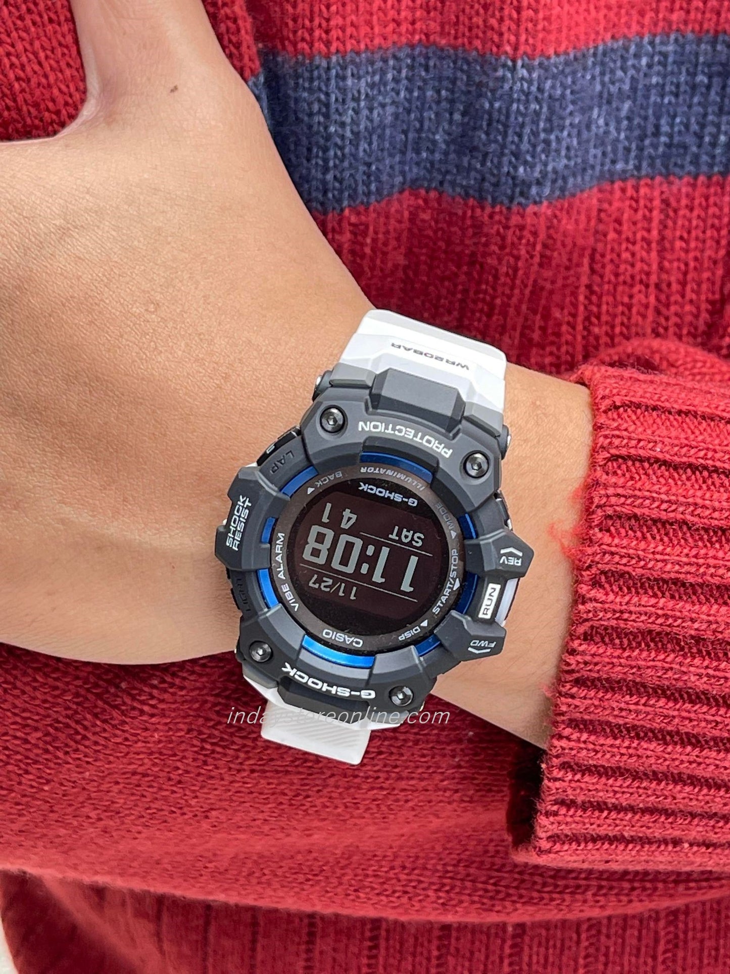 Casio G-Shock Men's Watch GBD-100-1A7  G-Squad Digital GBD-100 Series Shock Resistant Mobile link (Wireless linking using Bluetooth®)