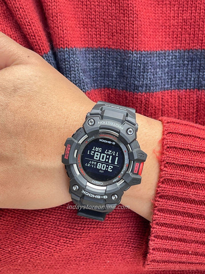 Casio G-Shock Men's Watch GBD-100-1 G-Squad Digital GBD-100 Series Mobile link (Wireless linking using Bluetooth®)Mineral Glass