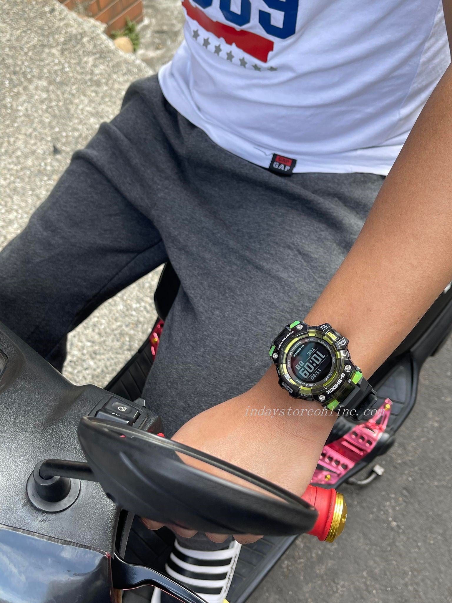 Casio G-Shock Men's Watch GBD-100SM-1 Digital G-Squad GBD-100 Series Sports Watch Shock Resistant Mobile link (Wireless linking using Bluetooth®)