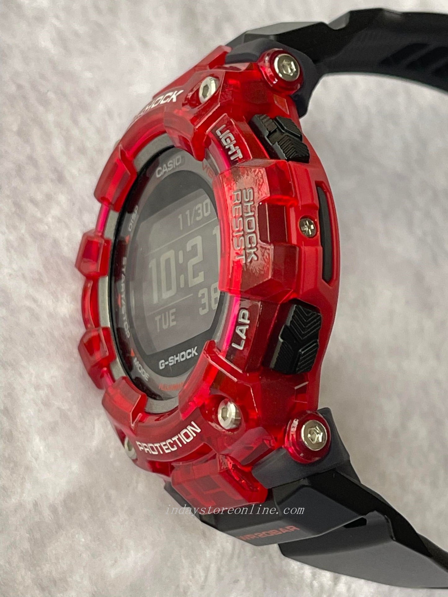 Casio G-Shock Men's Watch GBD-100SM-4A1 Digital G-Squad GBD-100 Series Sports Watch Shock Resistant Mobile link (Wireless linking using Bluetooth®)