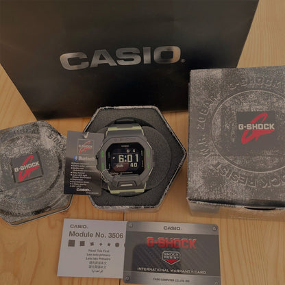 Casio G-Shock G-Squad Men's Watch GBD-200LM-1 GBD-200 Series Sports Watch Line With a Luminescent Camouflage Pattern Band