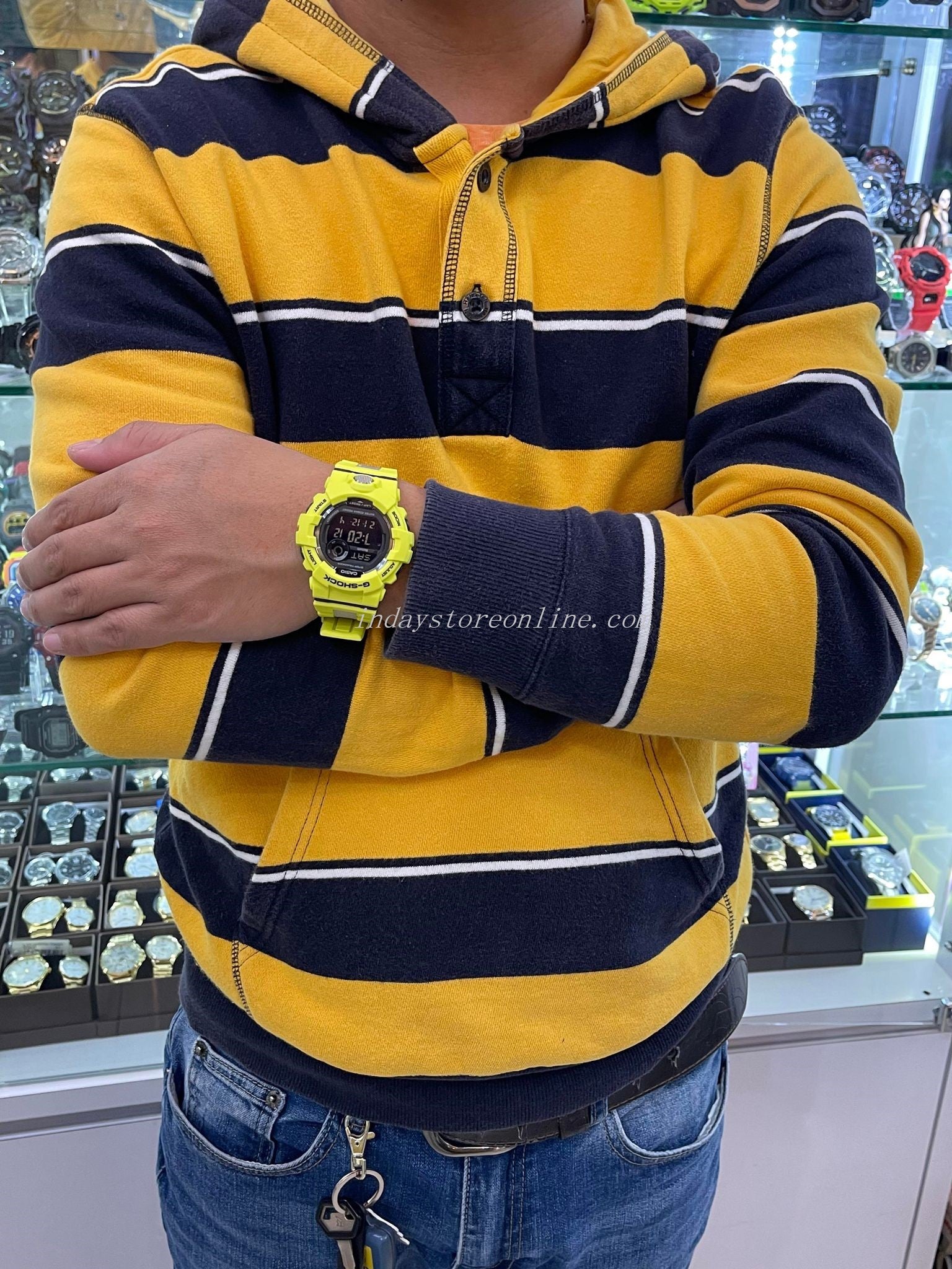 Casio G-Shock BLUE Denim Color Series Watch GA100DE-2, Men's Fashion,  Watches & Accessories, Watches on Carousell