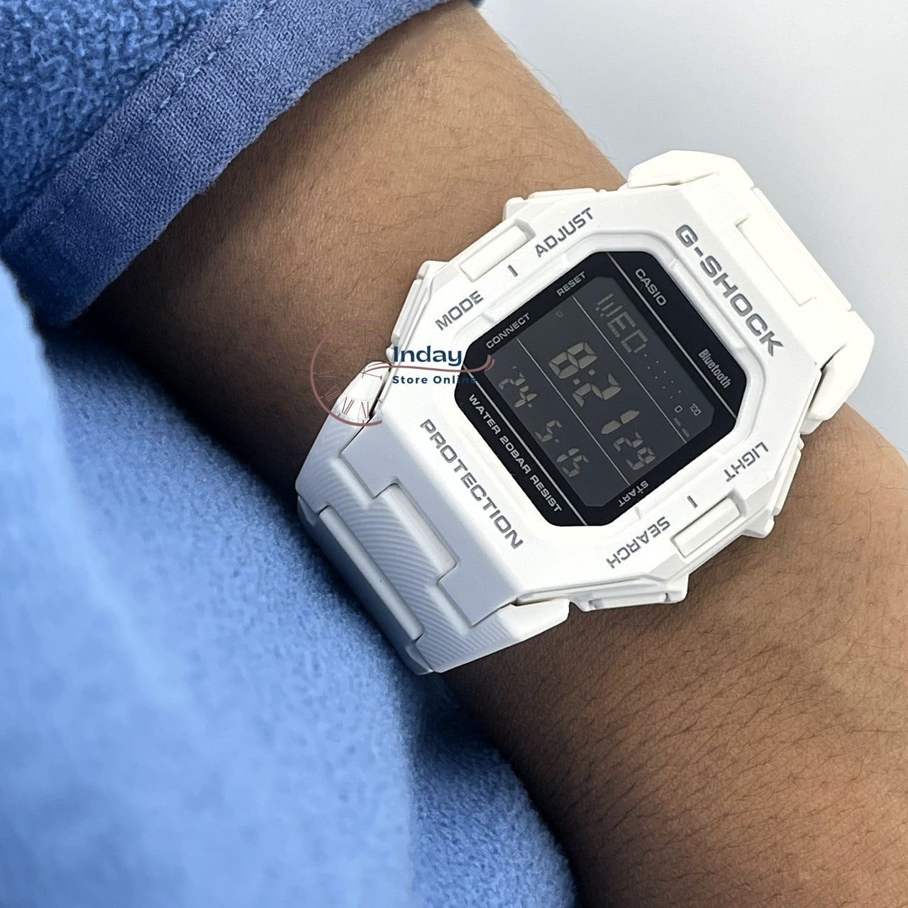 Casio G-Shock Men's Watch GD-B500-7 Resin Band Mineral Glass Shock Resistant Mobile link Bluetooth