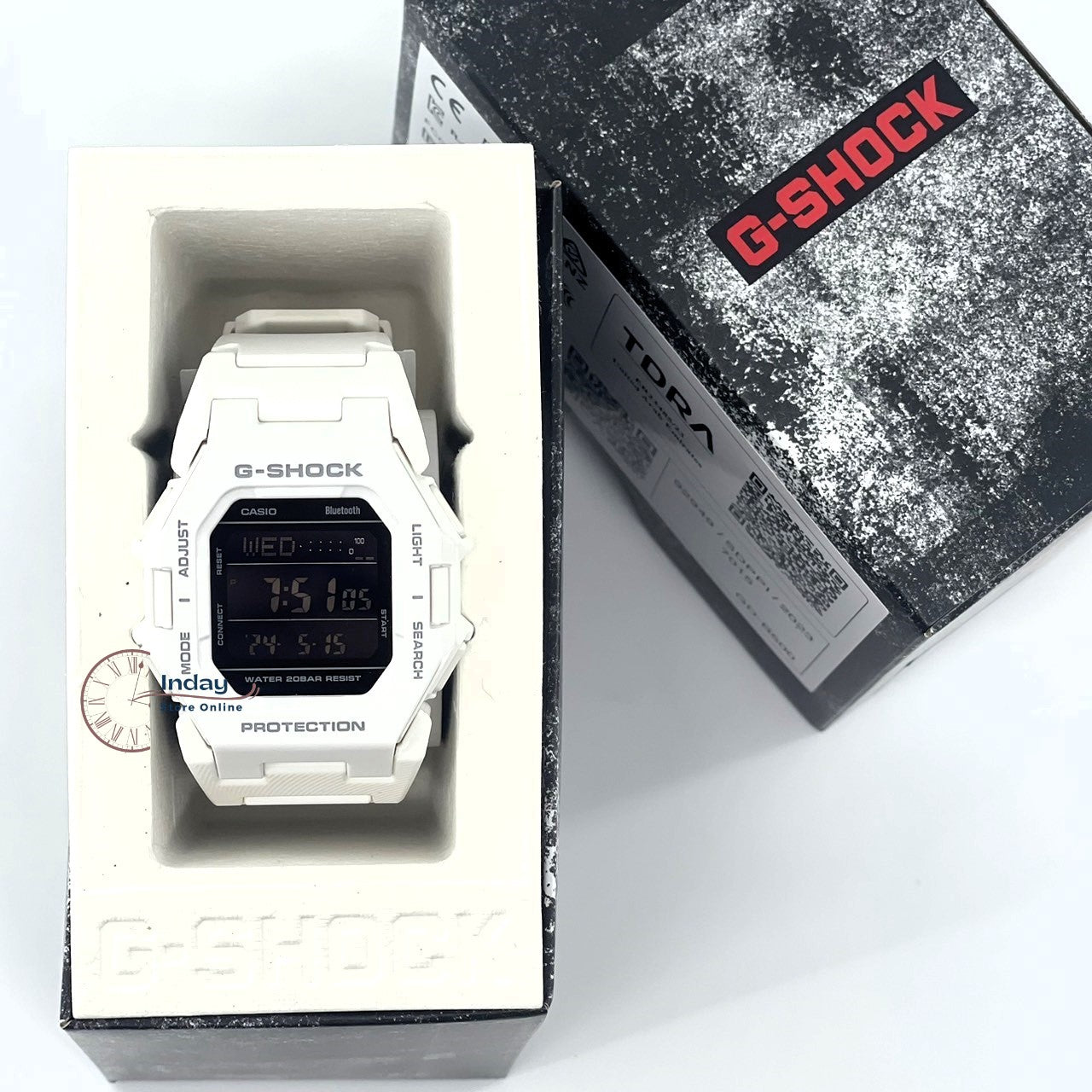 Casio G-Shock Men's Watch GD-B500-7 Resin Band Mineral Glass Shock Resistant Mobile link Bluetooth