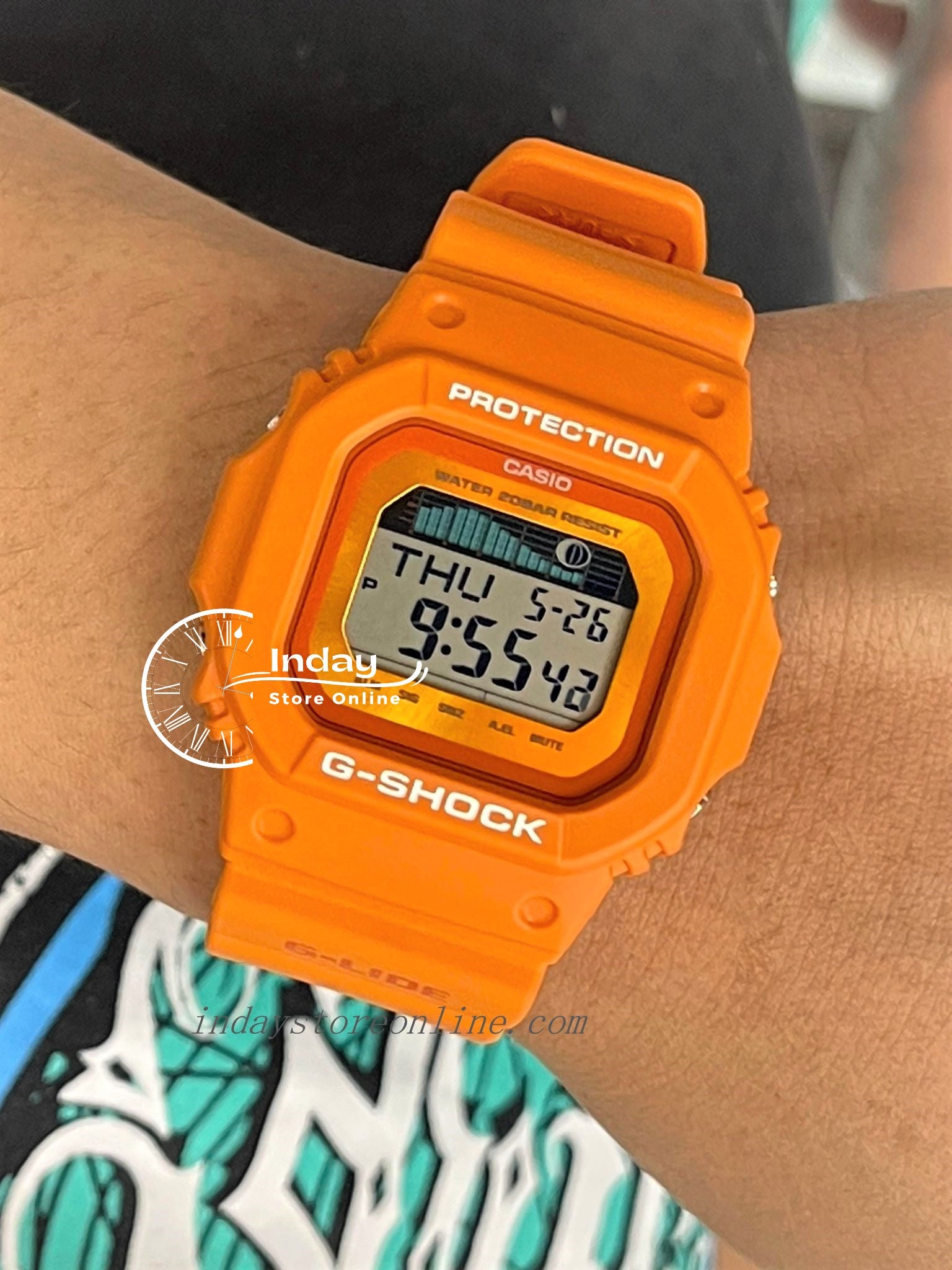 Casio G-Shock Men's Watch GLX-5600RT-4 Digital G-LIDE GLX-5600 Series Sea  Leisure Watch