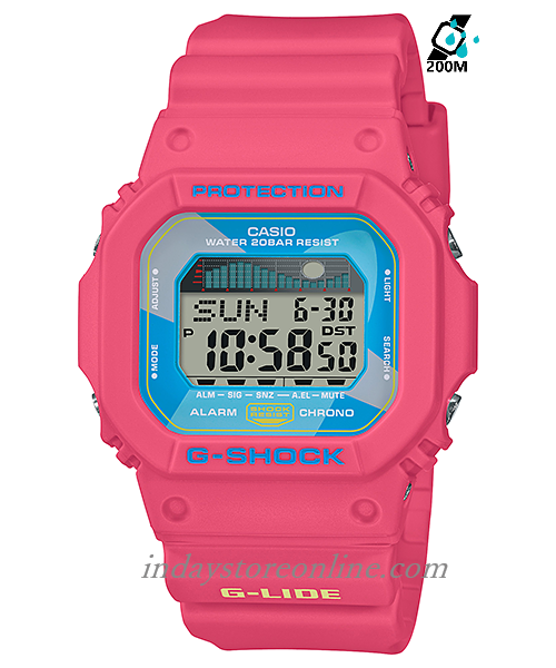 Casio G-Shock G-Lide Men's Watch GLX-5600VH-4 Resin Band Shock Resistant Mineral Glass