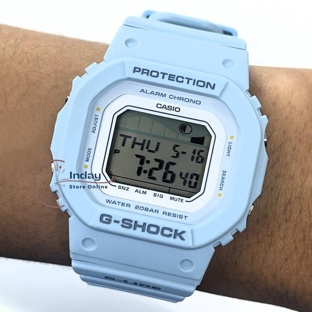 Casio G-Shock Women's Watch GLX-S5600-2 Bio-based Resin Band Shock Resistant Mineral Glass