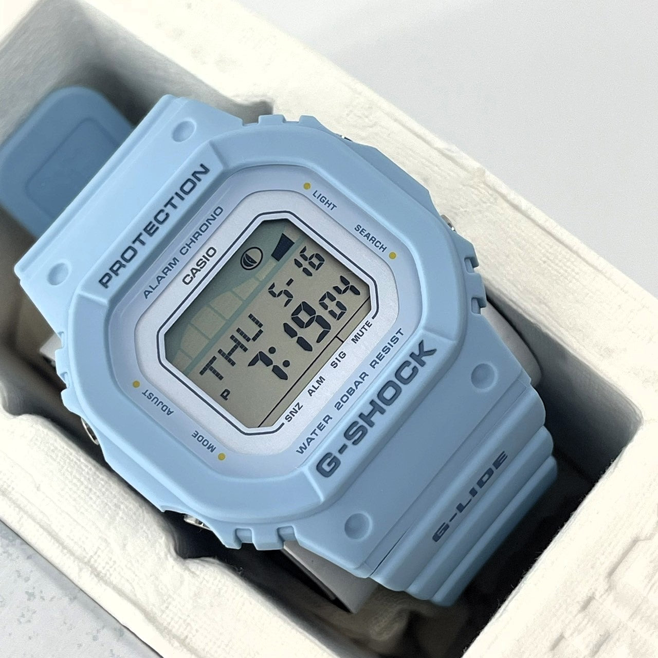 Casio G-Shock Women's Watch GLX-S5600-2 Bio-based Resin Band Shock Resistant Mineral Glass