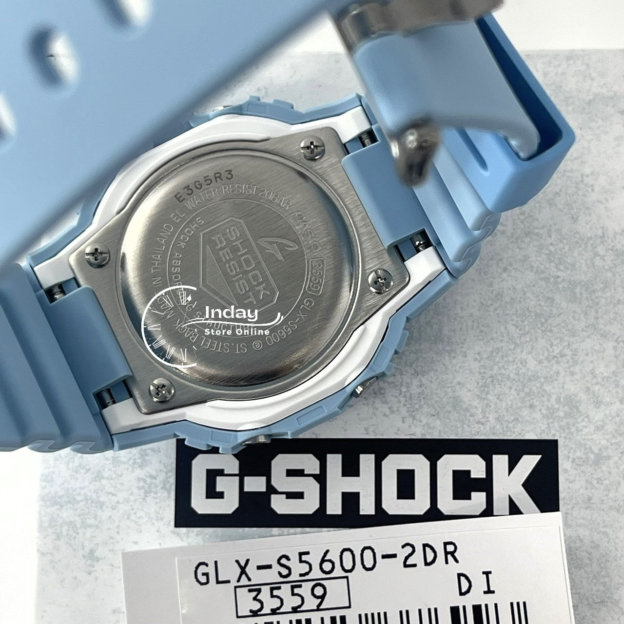 Casio G-Shock Women's Watch GLX-S5600-2 Bio-based Resin Band Shock Resistant Mineral Glass