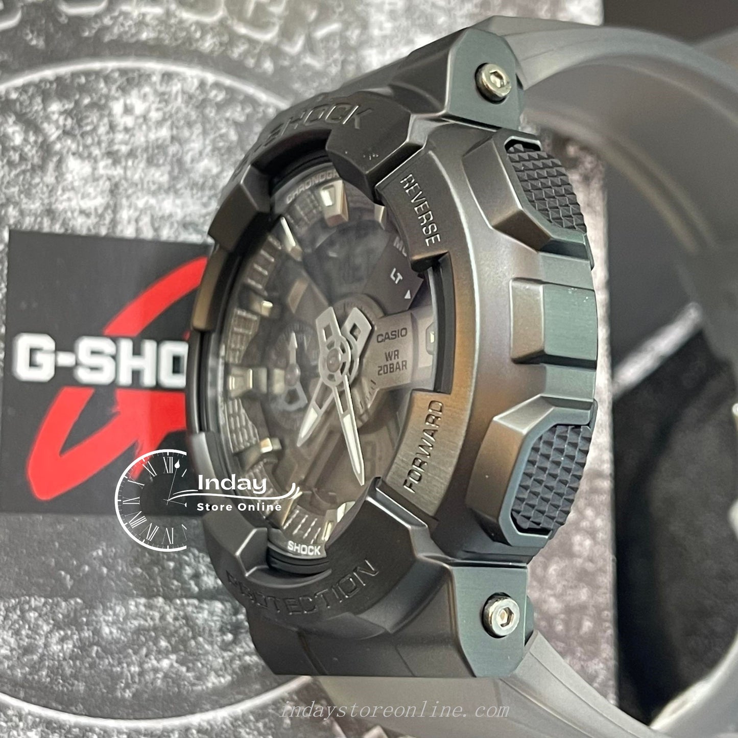 Casio G-Shock Men's Watch GM-110MF-1A Metal Covered Midnight Fog Series Sports Watch