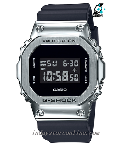 Casio G-Shock Men's Watch GM-5600-1 Digital 5600 Series Resin Band Shock Resistant Mineral Glass