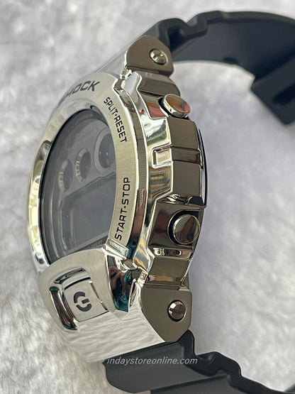 Casio G-Shock Men's Watch GM-6900-1 Digital 6900 Series Resin Band Shock Resistant Mineral Glass