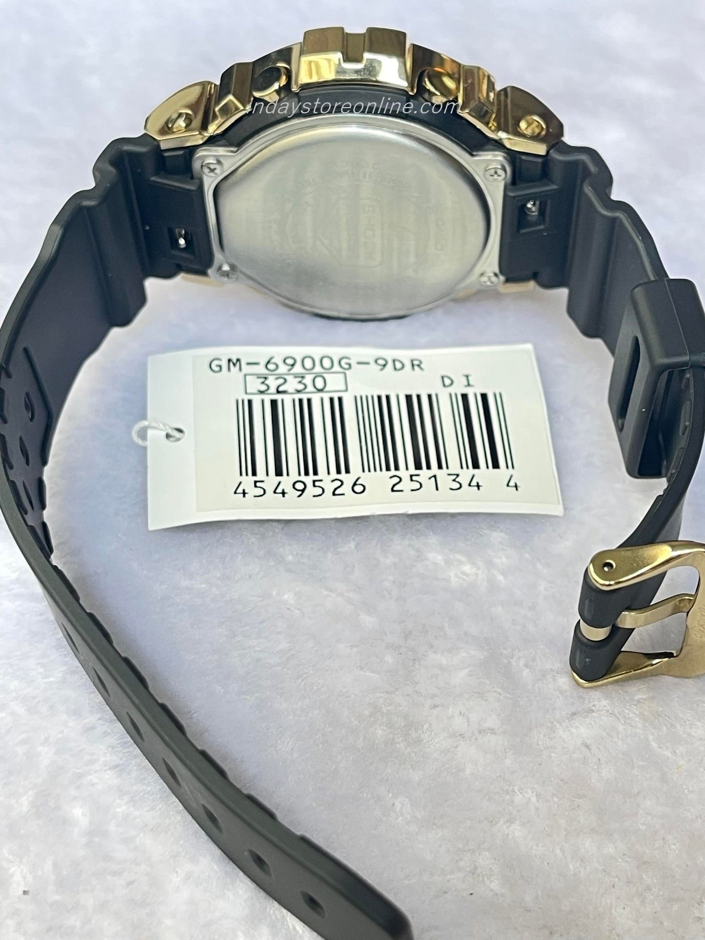 Casio G-Shock Men's Watch GM-6900G-9 Digital 6900 Series Resin Band Shock Resistant Mineral Glass
