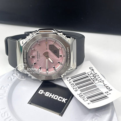 Casio G-Shock Women's Watch GM-S2110-4A Resin Band Shock Resistant Mineral Glass