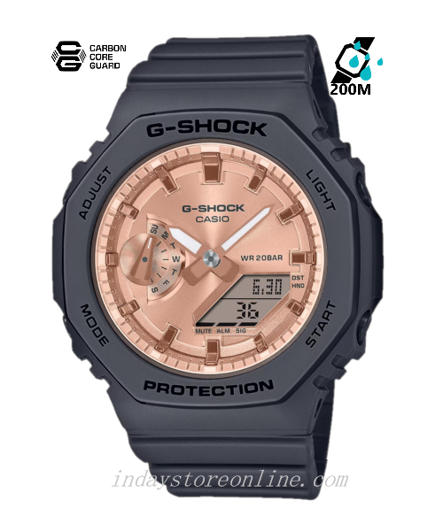 Casio G-Shock Women's Watch GMA-S2100MD-1A Analog-Digital Shock Resistant Carbon Core Guard Structure