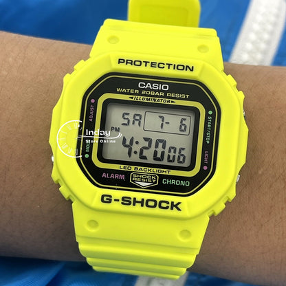 Casio G-Shock Women's Watch GMD-S5600EP-9 Digital Resin Band Shock Resistant Mineral Glass