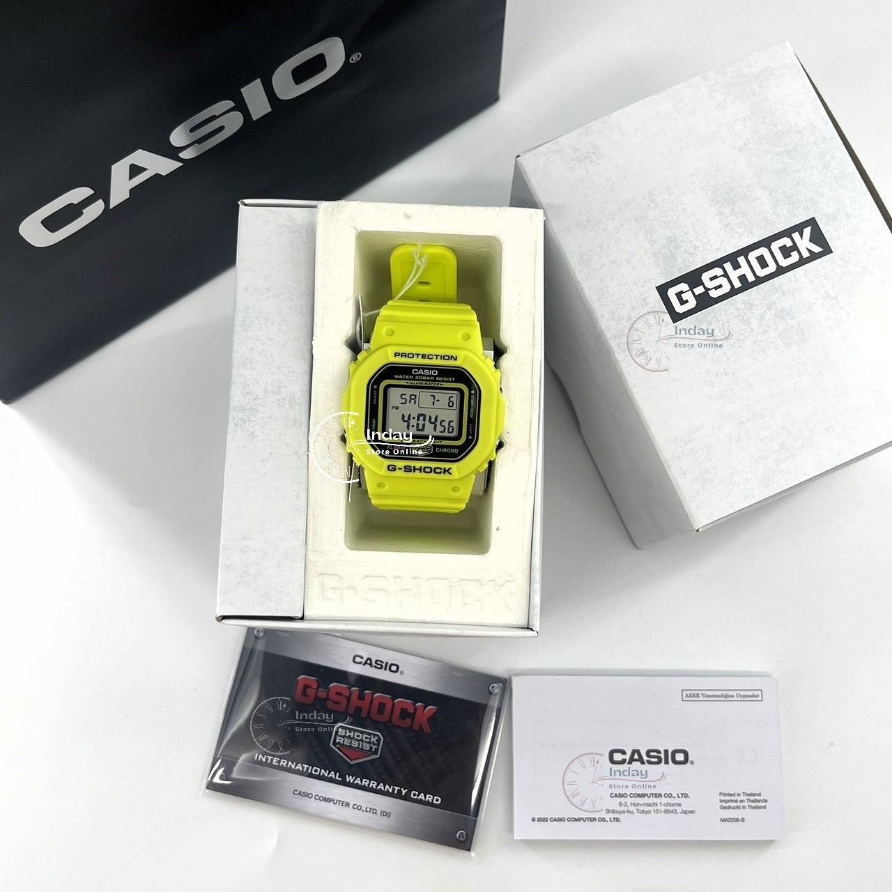 Casio G-Shock Women's Watch GMD-S5600EP-9 Digital Resin Band Shock Resistant Mineral Glass