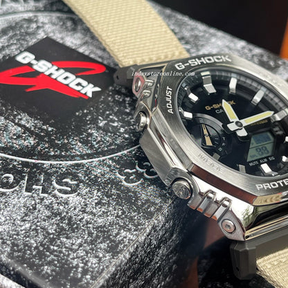 Casio G-Shock Men's Watch GM-2100C-5A Analog-Digital Cloth Band Shock Resistant Mineral Glass