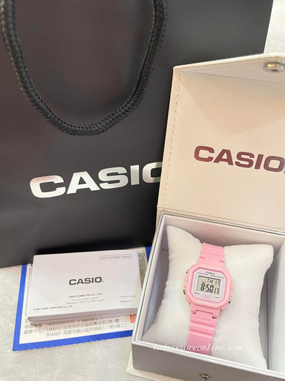 Casio Digital Women's Watch LA-20WH-4A1 Digital Resin Pink Color Band Resin Glass