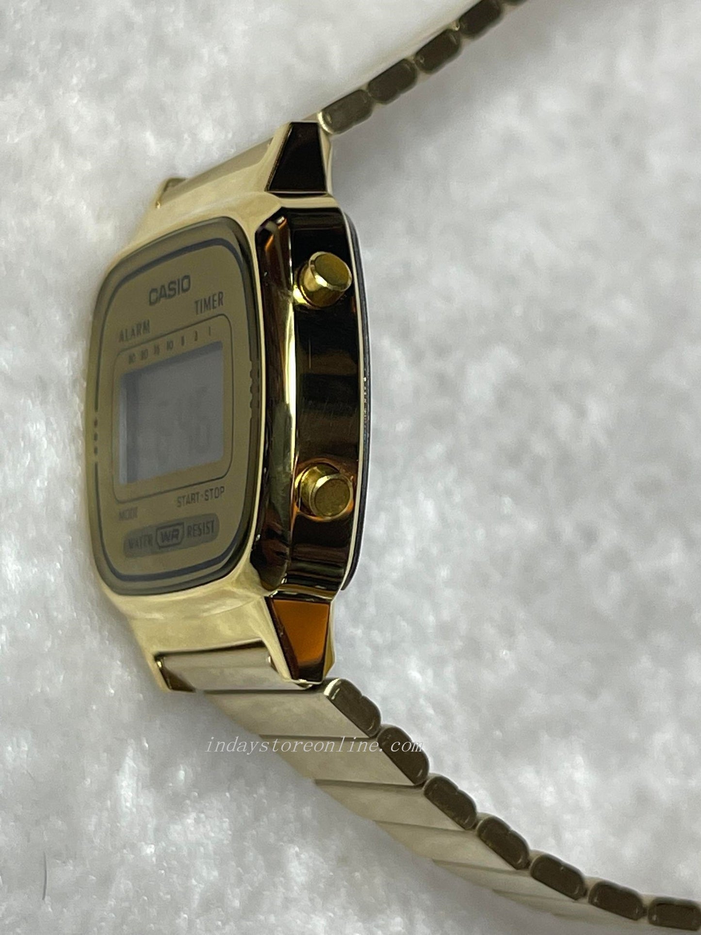 Casio Vintage Women's Watch LA670WGA-9 Best Seller Gold Plated Stainless Steel Self-adjustable Band