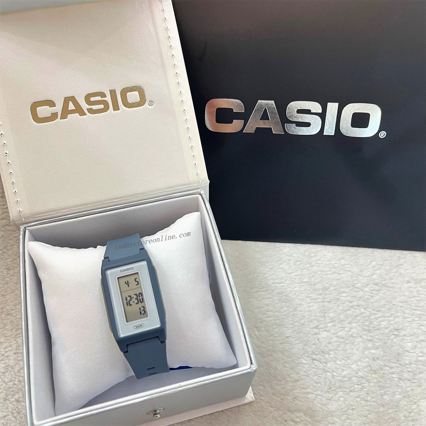 Casio Digital Women's Watch LF-10WH-2 Digital Resin Band Resin Glass