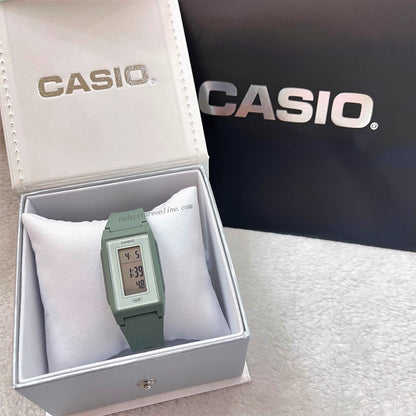 Casio Digital Women's Watch LF-10WH-3 Digital Resin Band Resin Glass