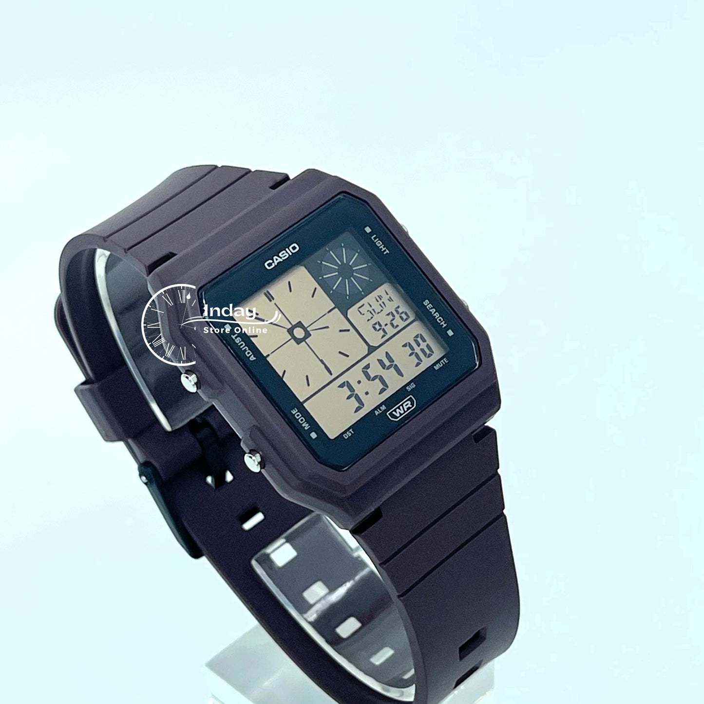 Casio Digital Unisex Watch LF-20W-5A Maroon Color Resin Strap