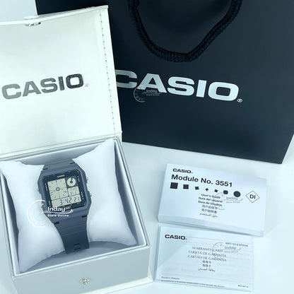 Casio Digital Unisex Watch LF-20W-8A2 Digital Resin Band Resin Glass