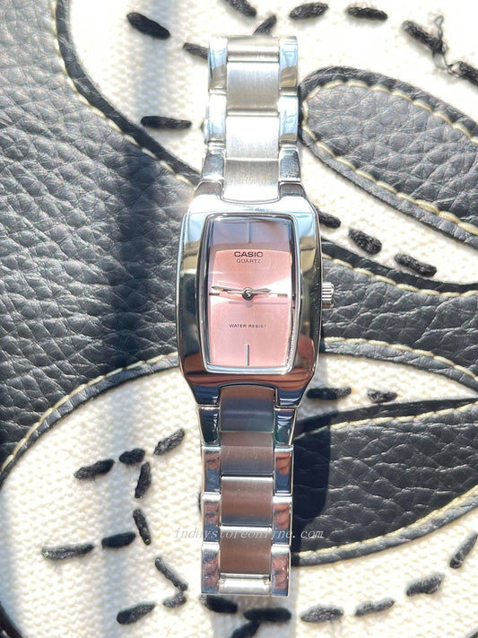 Casio Fashion Women's Watch LTP-1165A-4C Silver Stainless Steel Band Mineral Glass