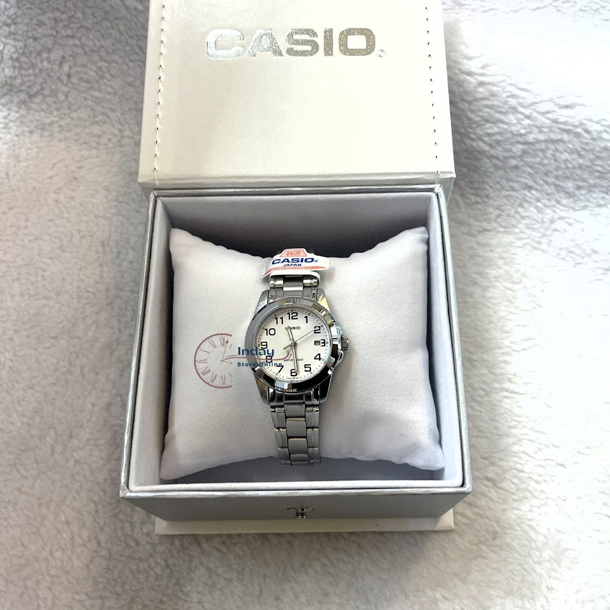 Casio Fashion Women's Watch LTP-1215A-7B2 Silver Stainless Steel Band