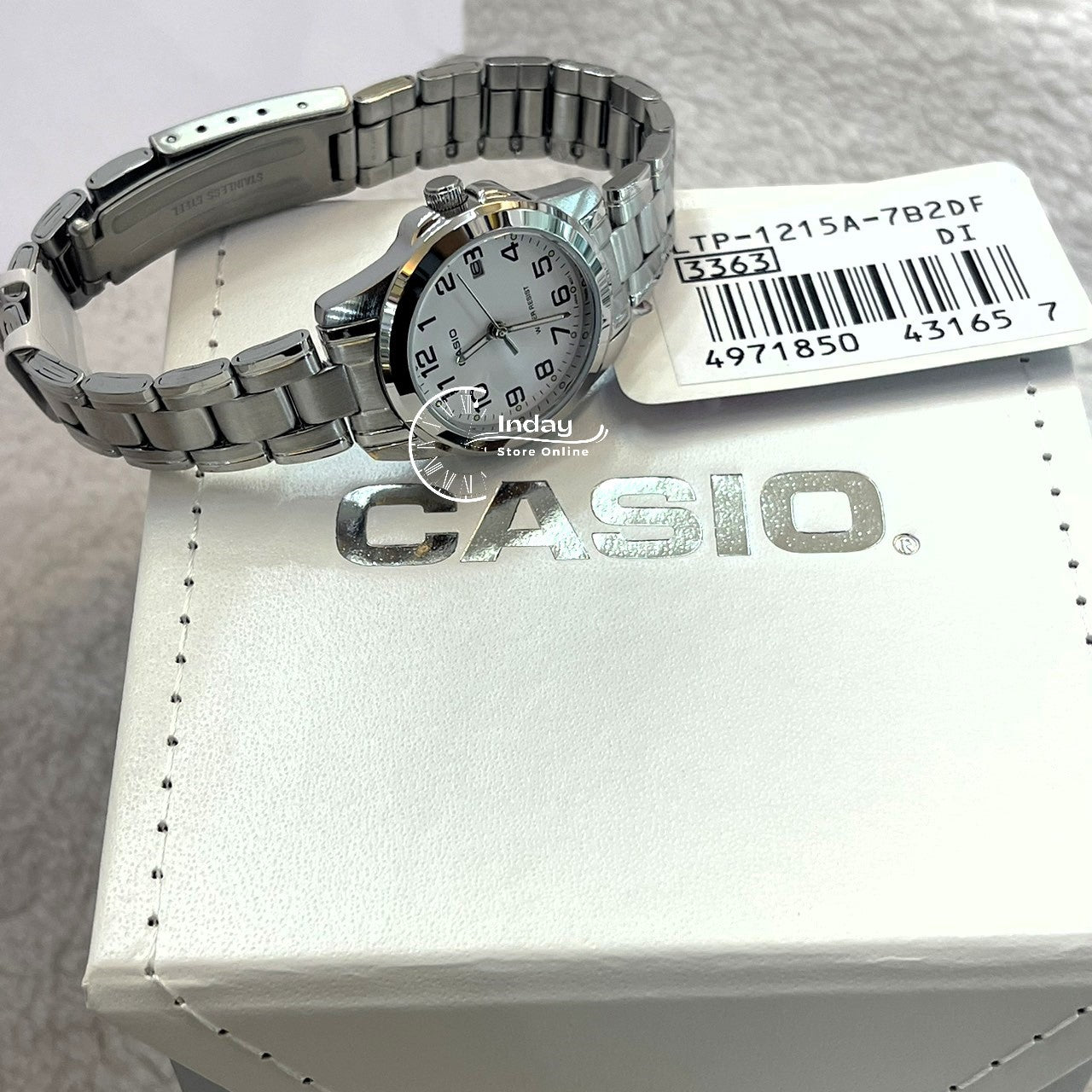 Casio Fashion Women's Watch LTP-1215A-7B2 Silver Stainless Steel Band