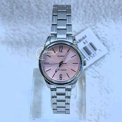 Casio Standard Women's Watch LTP-V005D-4B Silver Plated Stainless Steel Strap