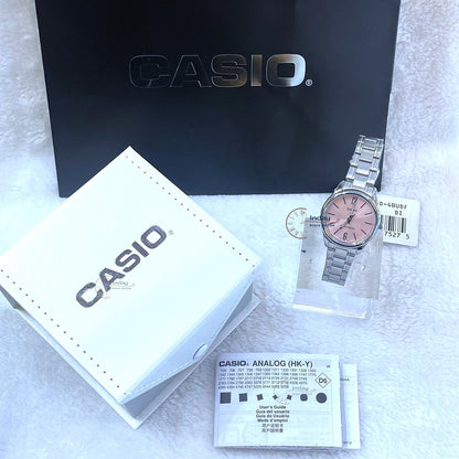 Casio Standard Women's Watch LTP-V005D-4B Silver Plated Stainless Steel Strap