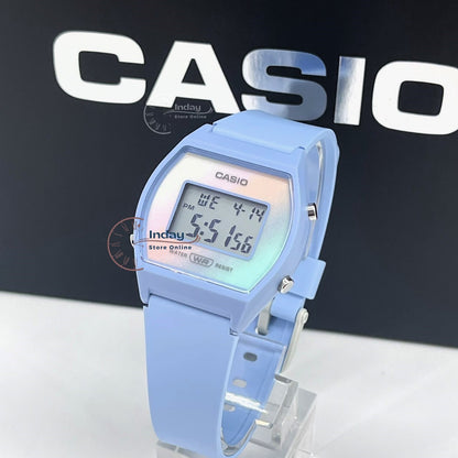 Casio Digital Women's Watch LW-205H-2A Digital Blue Color Resin Band Resin Glass