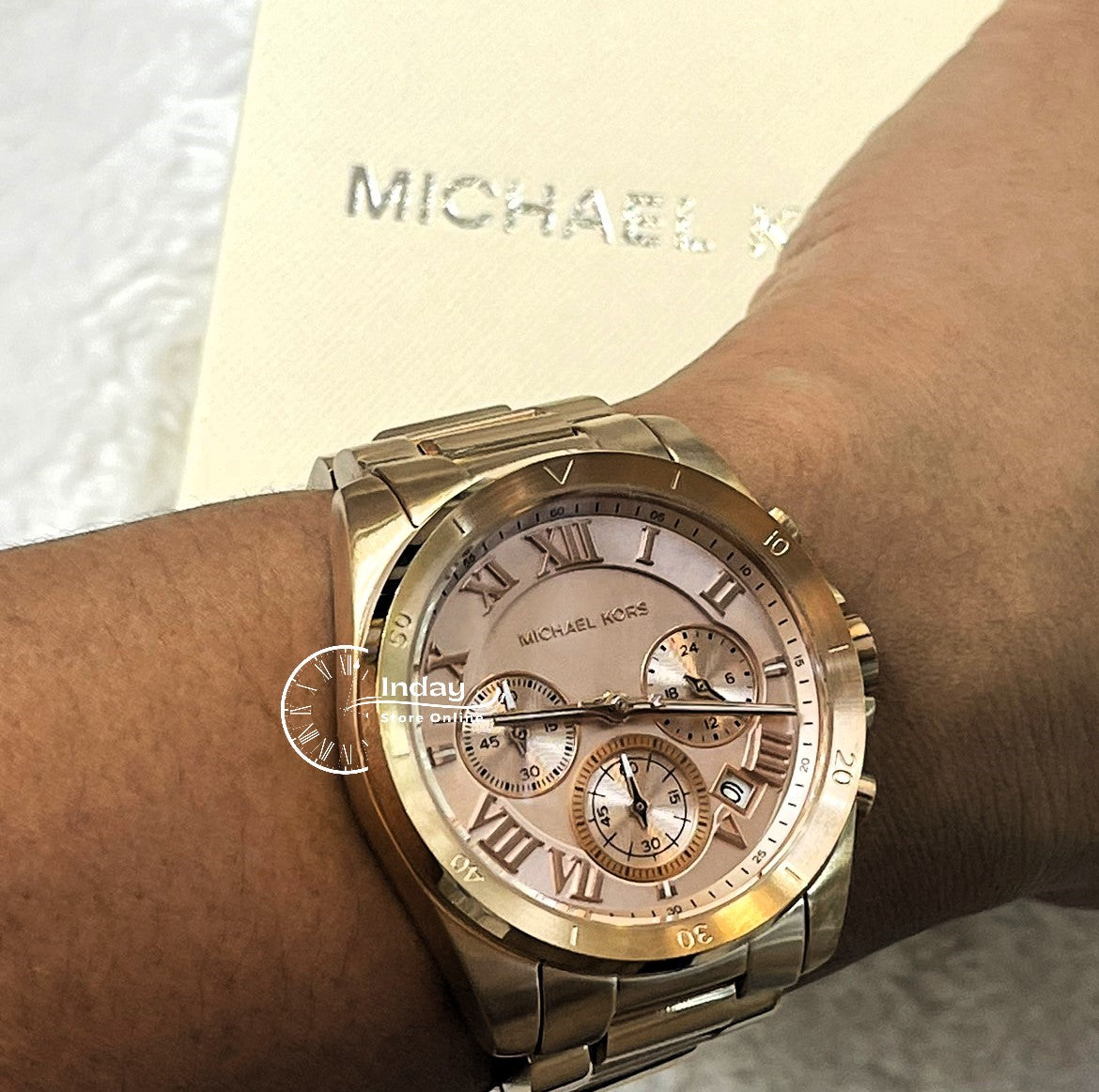 Michael Kors Women's Watch MK6367 Brecken Chronograph Ladies Watch