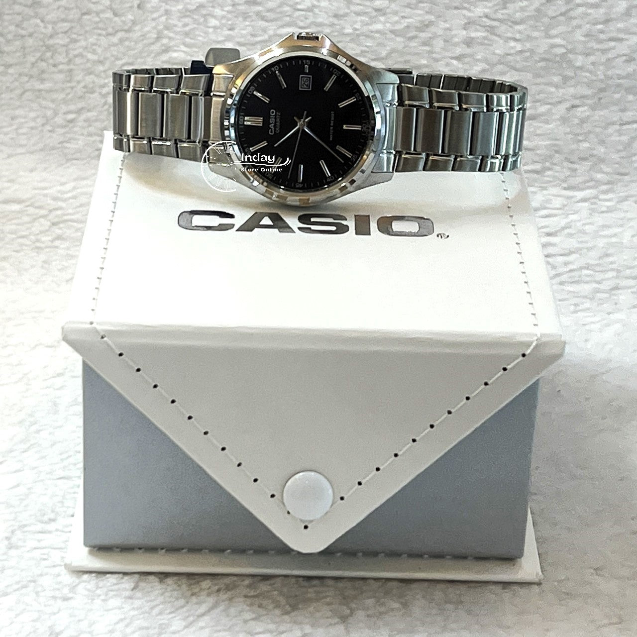 Casio Fashion Men's Watch MTP-1183A-1A Silver Plated Stainless Steel Band Mineral Glass