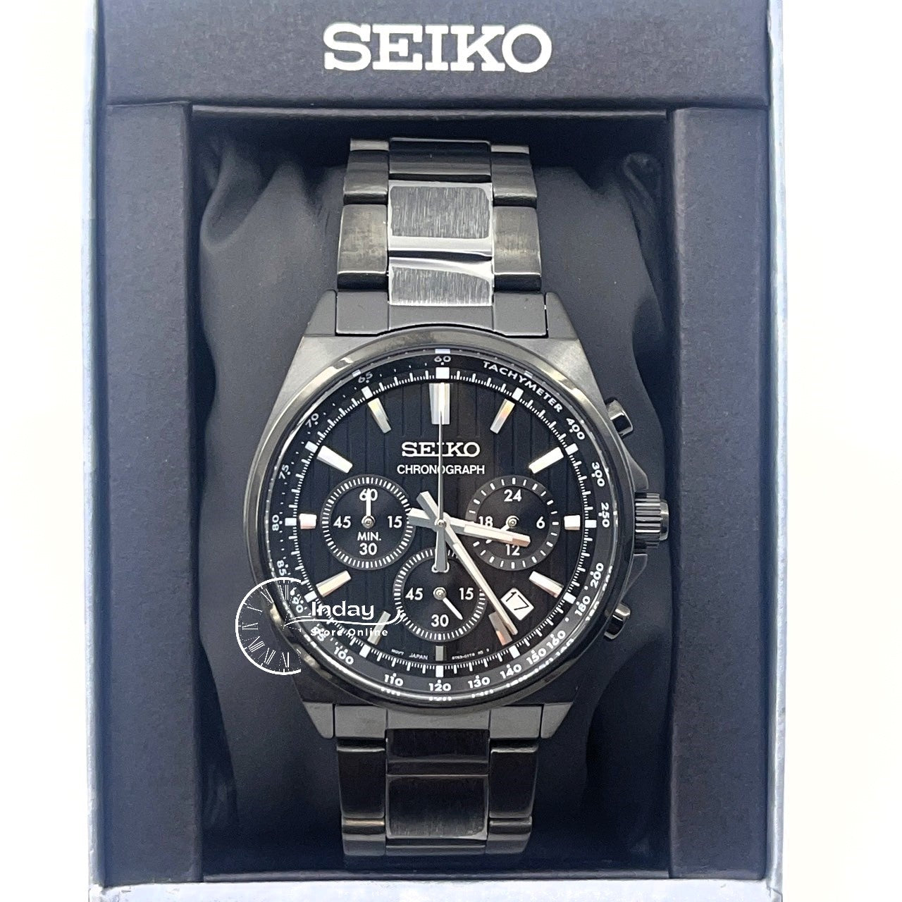 Seiko Men's Watch SBTR037J Battery Operated Stainless Steel Hard Coating Hardlex Crystal