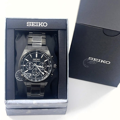 Seiko Men's Watch SBTR037J Battery Operated Stainless Steel Hard Coating Hardlex Crystal