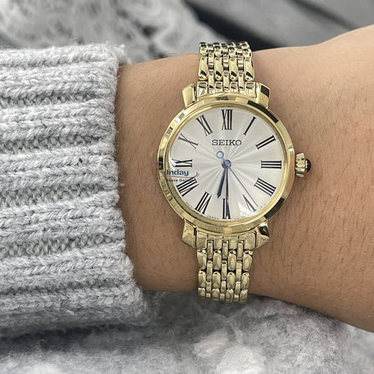 Seiko Women's Watch SRZ520P1 Battery Operated Stainless Steel Hardlex Crystal