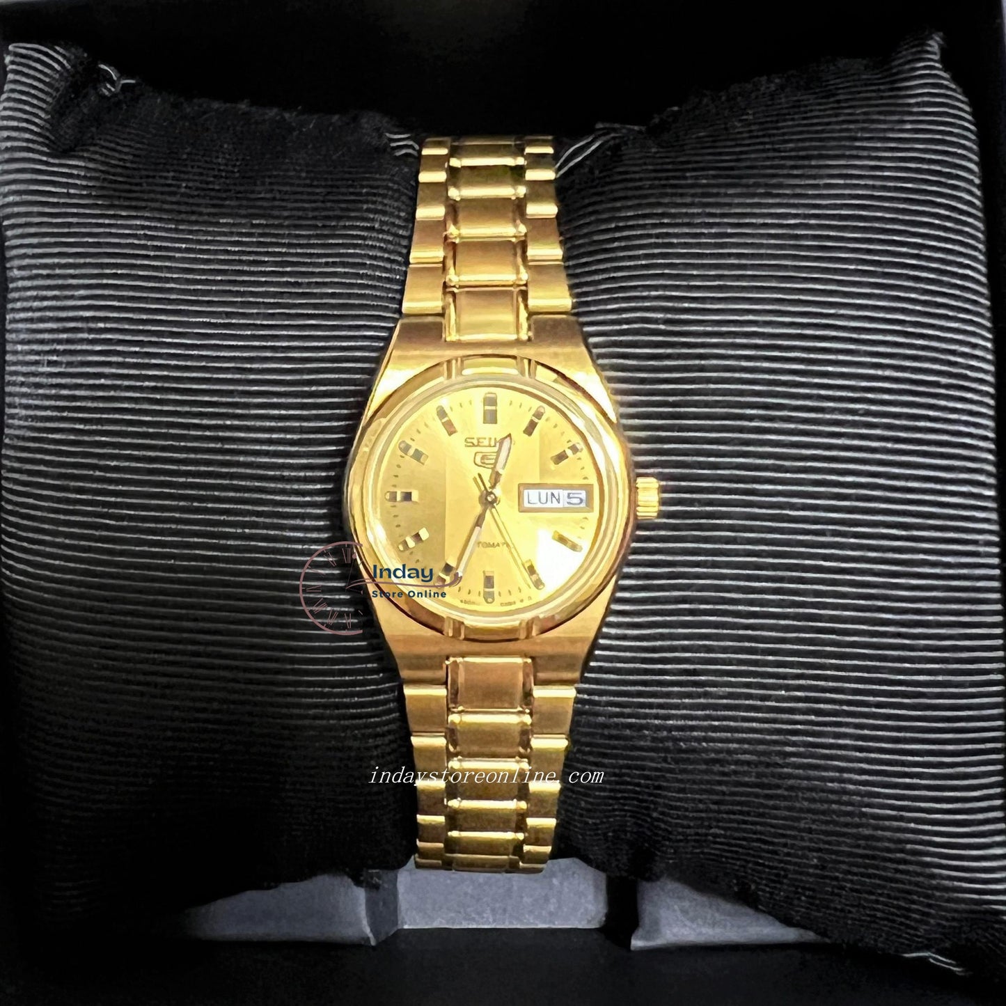 Seiko Automatic Women's Watch SYM600K Gold Tone Stainless Steel Luminous