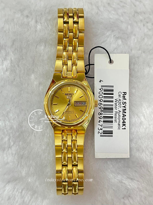 Seiko Automatic Women's Watch SYMA04K1 Gold Tone Stainless Steel Luminous