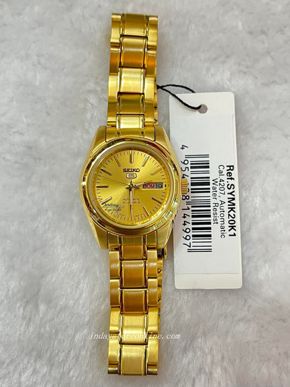 Seiko Automatic Women's Watch SYMK20K1 Gold Tone Stainless Steel Luminous