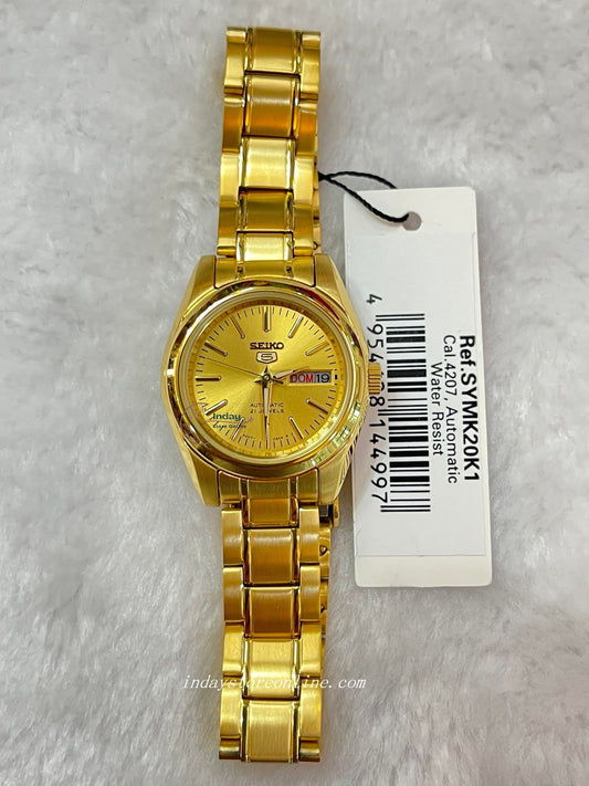 Seiko Automatic Women's Watch SYMK20K1 Gold Tone Stainless Steel Luminous