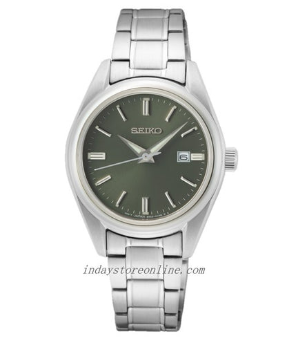Seiko Women's Battery Operated Watch SUR533P1 Sapphire crystal Caliber 6N22 Luminous Stainless Steel Band Battery Life 3 Years