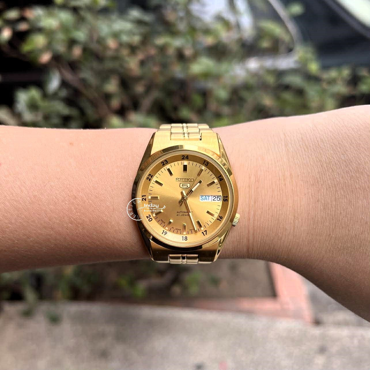 Seiko 5 Automatic Men's Watch SNK574J1 Made In Japan Mineral Crystal Luminous 35mm