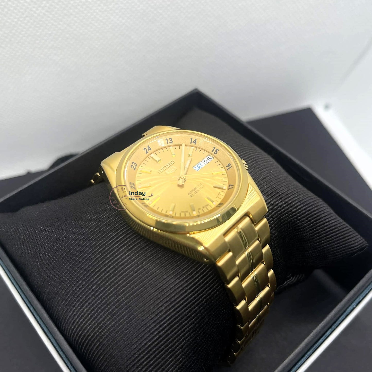 Seiko 5 Automatic Men's Watch SNK574J1 Made In Japan Mineral Crystal Luminous 35mm